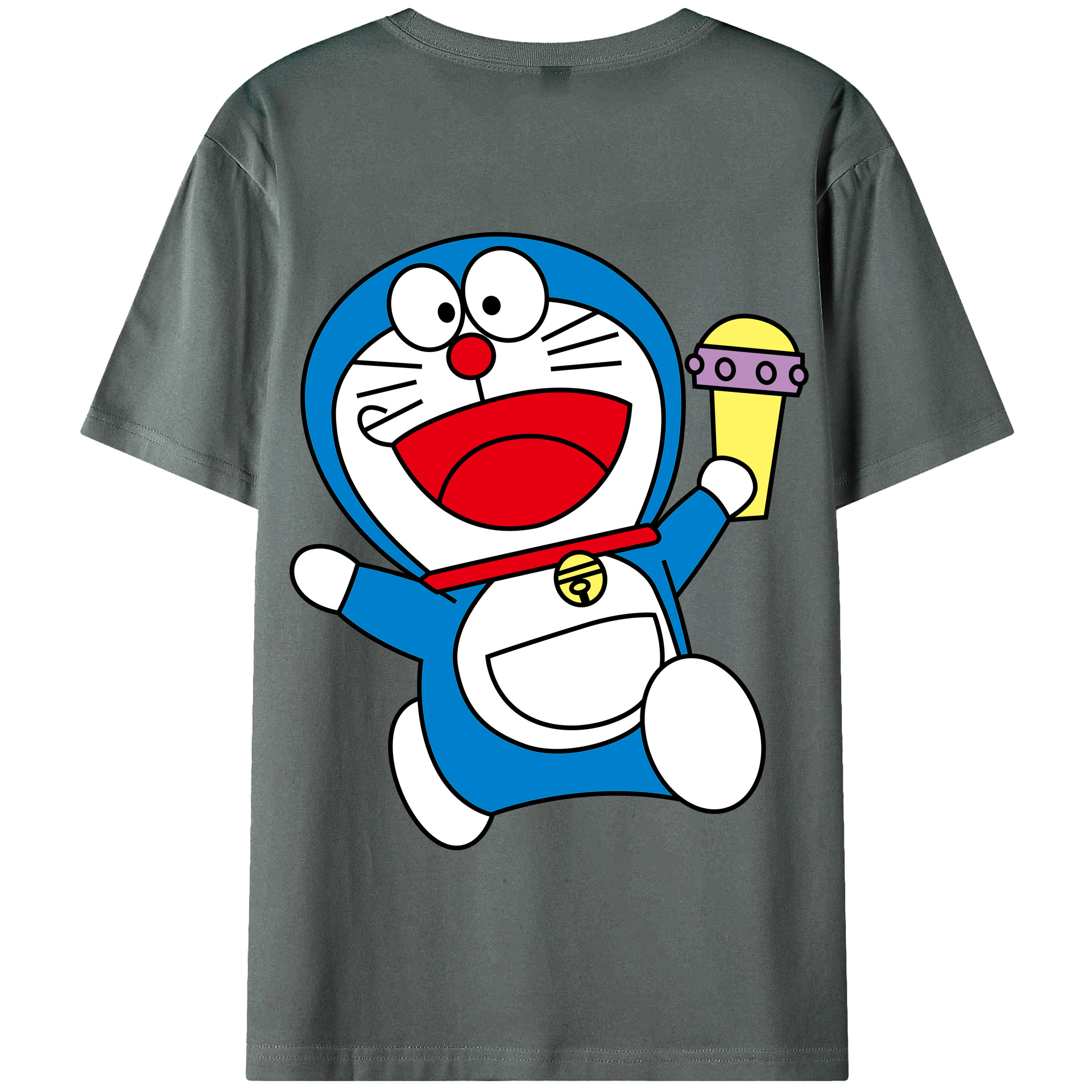 （画像用） ドラえもん Doraemon 綿100％半袖Tシャツ（背面プリント）